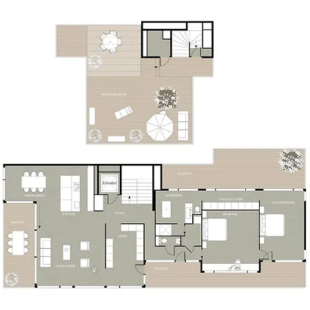 Luxury Penthouse - 360 Attic